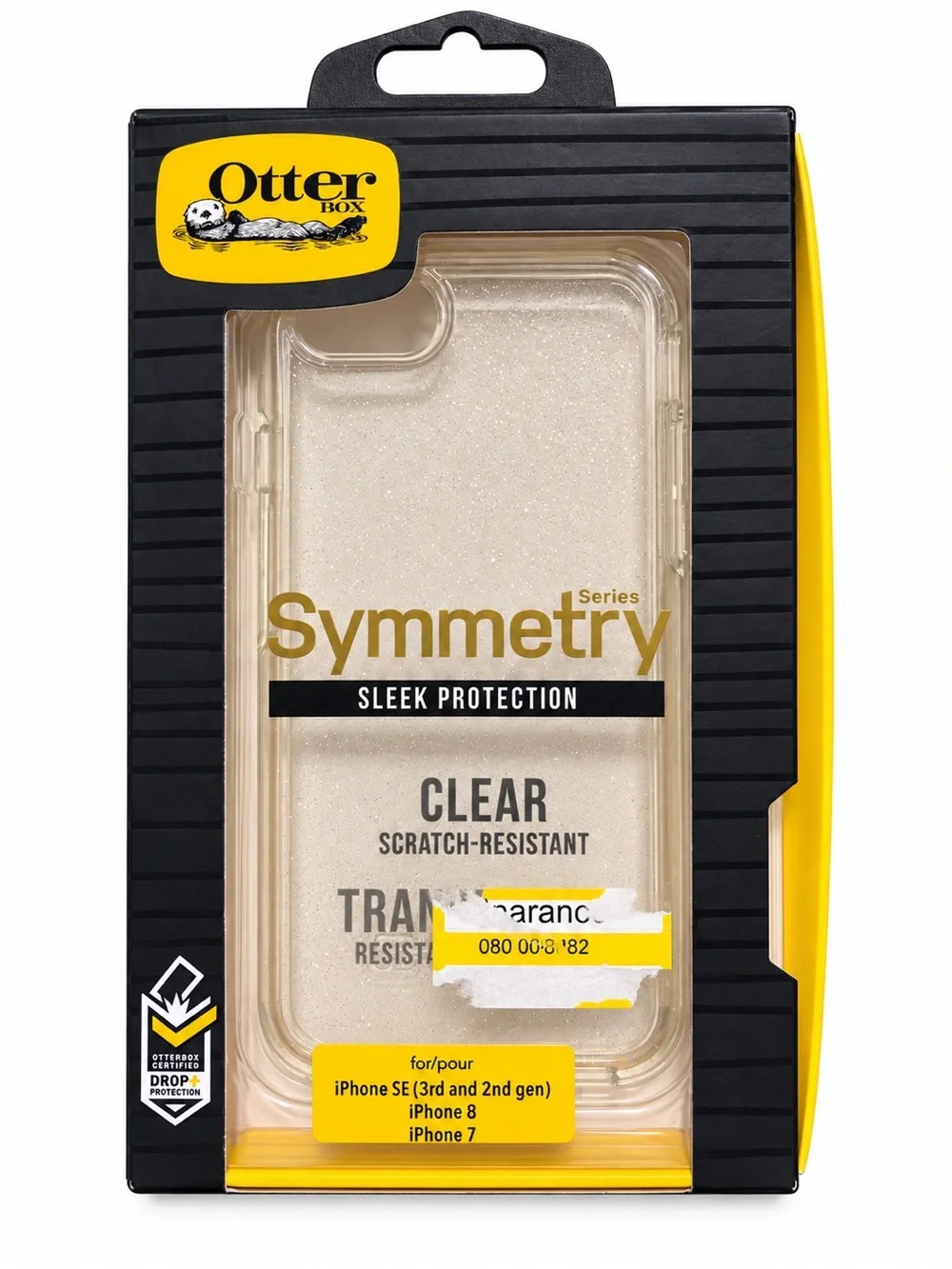 OtterBox Symmetry Clear Glitter Case iPhone SE 2nd 3rd Gen 7 8